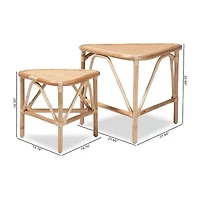 Jayden 2-pc. Rattan End Table