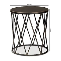 Finnick Metal End Table