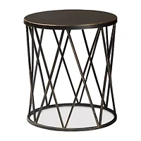 Finnick Metal End Table