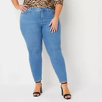 Bold Elements Womens Plus Skinny Fit Jean