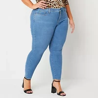 Bold Elements Womens Plus Skinny Fit Jean