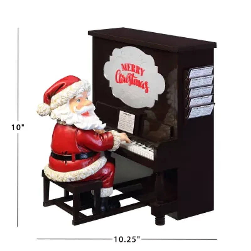 Sing Along Santa Animated Figurine