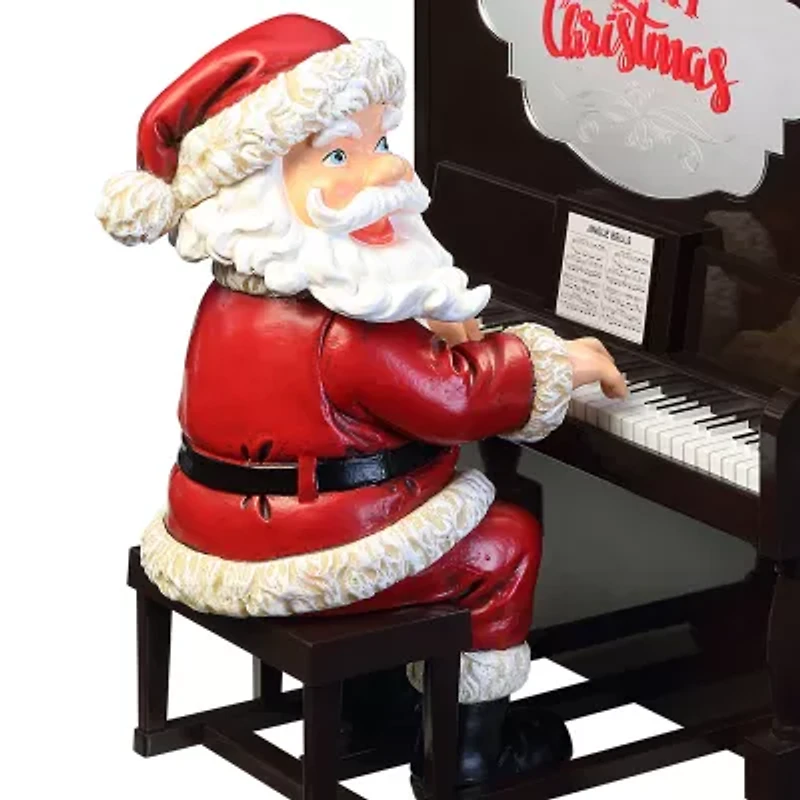 Sing Along Santa Animated Figurine