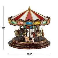 Marquee Deluze Carousel Animated Christmas Tabletop Decor