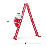 Super Climbing Santa Animated Christmas Tabletop Decor