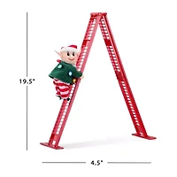 Super Climbing Elf Animated Christmas Tabletop Decor