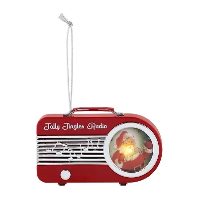 Mini Vintage Radio Christmas Ornament