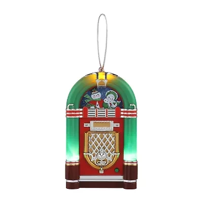 Mini Vintage Jukebox Christmas Ornament