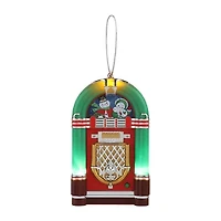Mini Vintage Jukebox Christmas Ornament