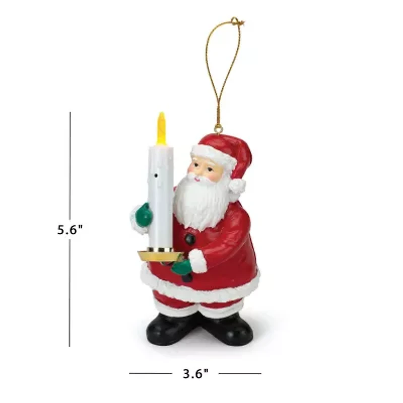 Good Night Lights Santa Christmas Ornament