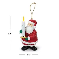 Good Night Lights Santa Christmas Ornament