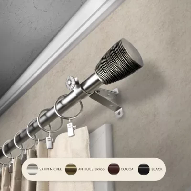 Rod Desyne Tarzan 3/4 Adjustable Curtain