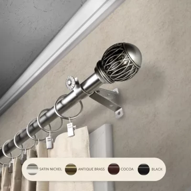 Rod Desyne Tyoma 3/4 Adjustable Curtain