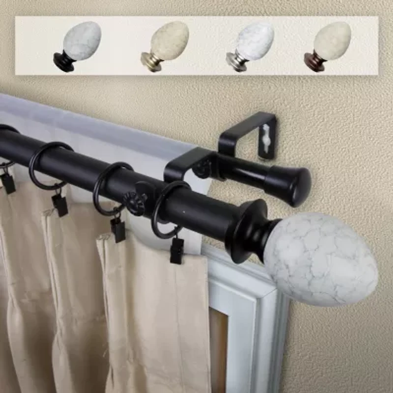 Rod Desyne Ovate Double Curtain