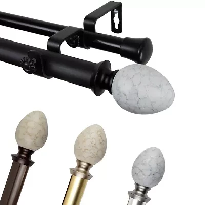 Rod Desyne Ovate Double Curtain