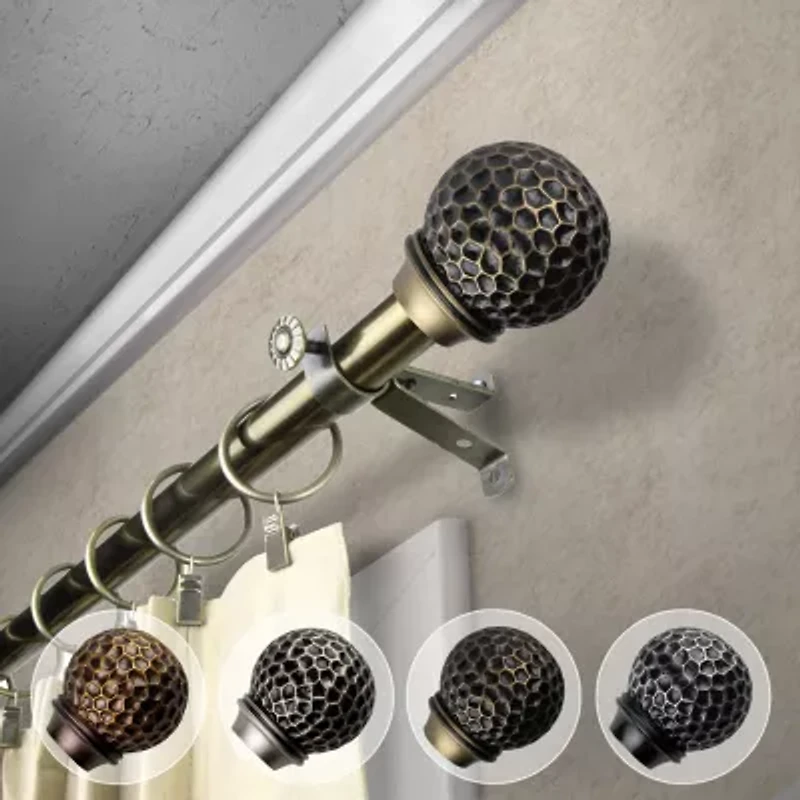 Rod Desyne Celio 3/4 Adjustable Curtain