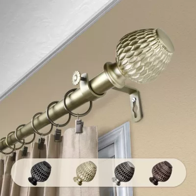 Rod Desyne Ashwin 1 Adjustable Curtain