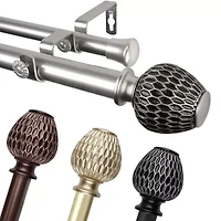 Rod Desyne Ashwin Double Curtain