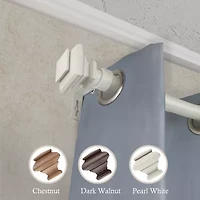 Rod Desyne Fern Faux Wood 1 Adjustable Curtain