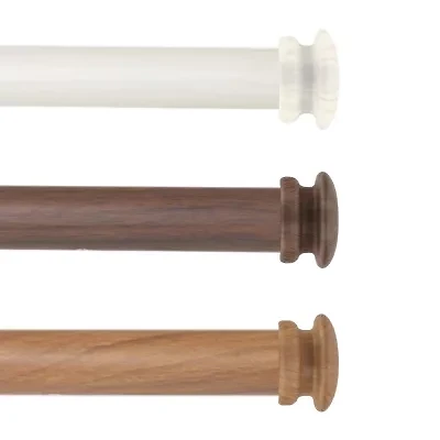 Rod Desyne Mare Faux Wood 1 Adjustable Curtain