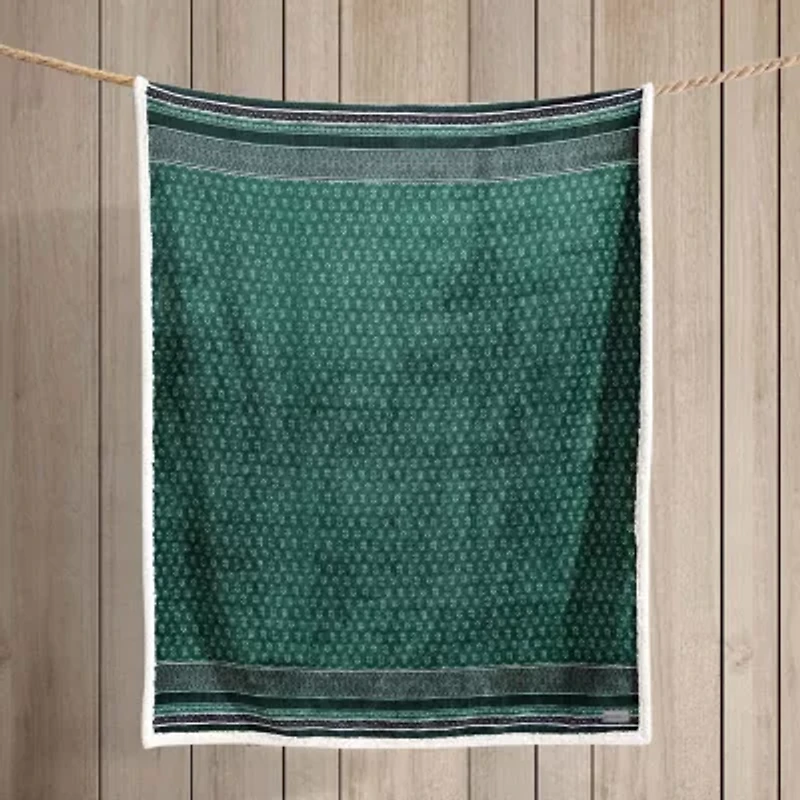 Eddie Bauer Fair Isle Washable Lightweight Throw