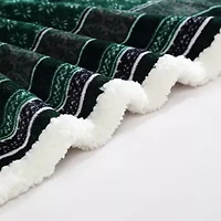 Eddie Bauer Fair Isle Washable Lightweight Throw