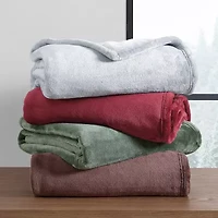 Eddie Bauer Ultra Lux Plush Reversible Lightweight Throw