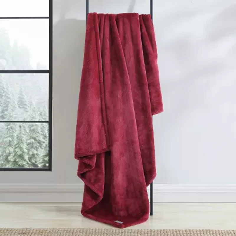 Eddie Bauer Ultra Lux Plush Reversible Lightweight Throw