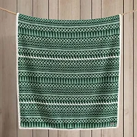 Eddie Bauer Alpine Fair Isle Reversible Lightweight Throw