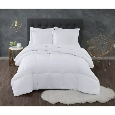 Truly Calm Antimicrobial Down Alternative Midweight Comforter Set