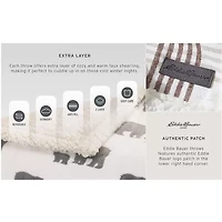 Eddie Bauer Mountain Plaid Washable Lightweight Throw