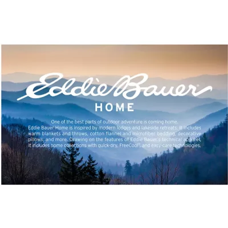 Eddie Bauer Rugged Washable Lightweight Throw