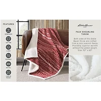 Eddie Bauer Bunkhouse Reversible Lightweight Throw