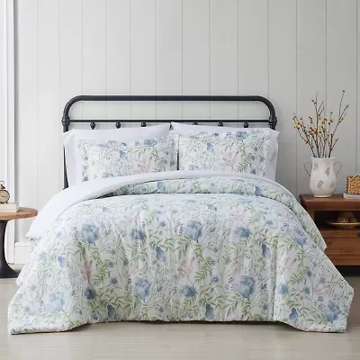 Cottage Classics Field Floral Midweight Comforter Set