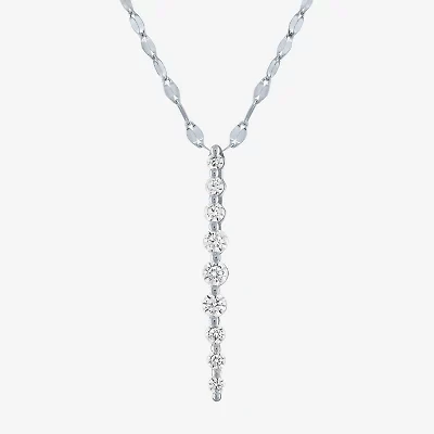 G-H / Si2-I1) Womens 1/3 CT. T.W. Lab Grown White Diamond 10K Gold 18 Inch Pendant Necklace
