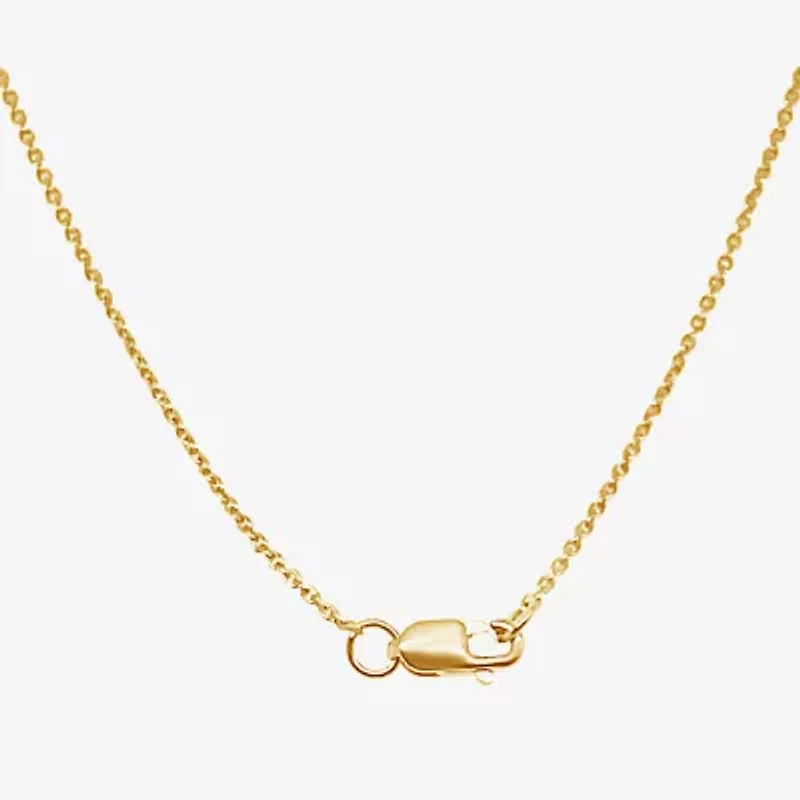 (H-I / I1) Womens White Diamond 10K Gold 12 Inch Tennis Necklace