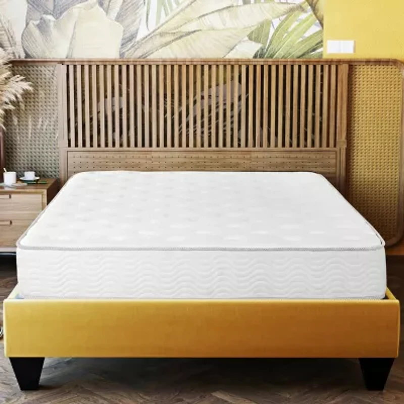 Primo Solar Pocket Coil 9" Medium/Firm Hyrbid Tight Top - Mattress a Box