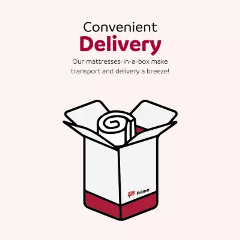 Primo Solar Pocket Coil 9" Medium/Firm Hyrbid Tight Top Mattress a Box