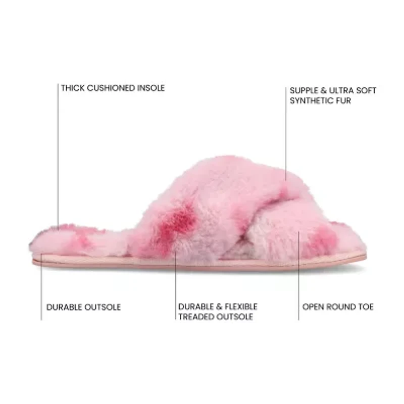 Journee Collection Veedia Womens Slip-On Slippers