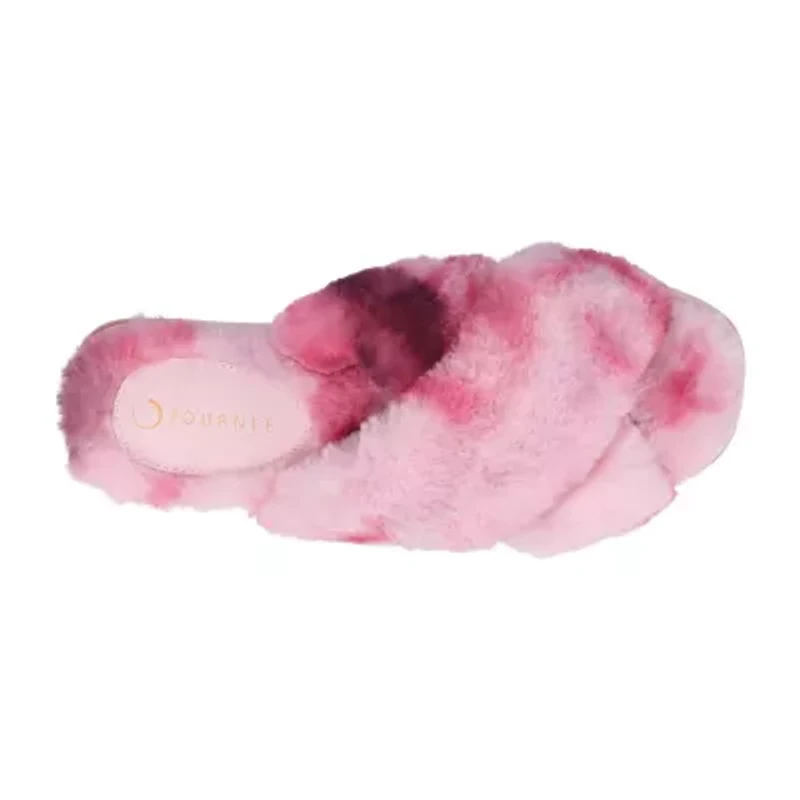 Journee Collection Veedia Womens Slip-On Slippers