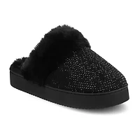 Journee Collection Emmber Womens Slip-On Slippers