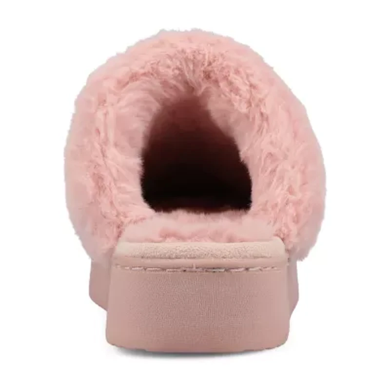 Journee Collection Emmber Womens Slip-On Slippers