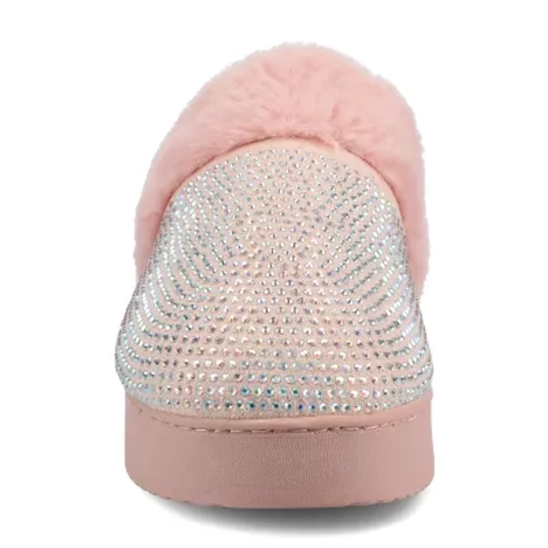 Journee Collection Emmber Womens Slip-On Slippers