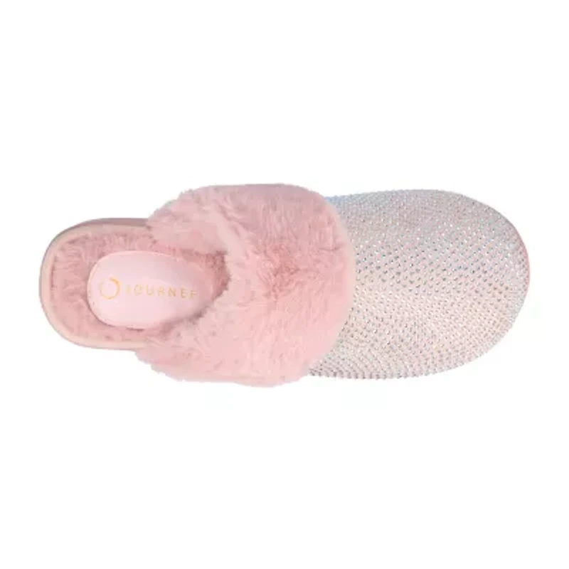 Journee Collection Emmber Womens Slip-On Slippers