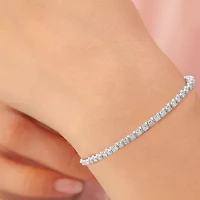 Limited Quantities! Womens CT. T.W. Natural White Diamond 10K White Gold Tennis Bracelet
