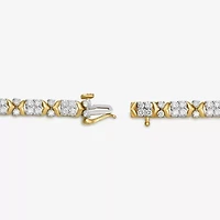 Limited Quantities! Womens 4 CT. T.W. Natural White Diamond 10K Gold Tennis Bracelet