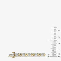 Limited Quantities! Womens 4 CT. T.W. Natural White Diamond 10K Gold Tennis Bracelet
