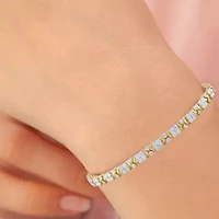 Limited Quantities! Womens 4 CT. T.W. Natural White Diamond 10K Gold Tennis Bracelet