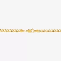 Made in Italy Unisex Adult 10K Gold 22 Inch Curb Chain Necklace