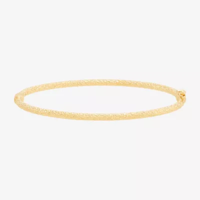 Mia Oro Womens 14K Gold Bangle Bracelet